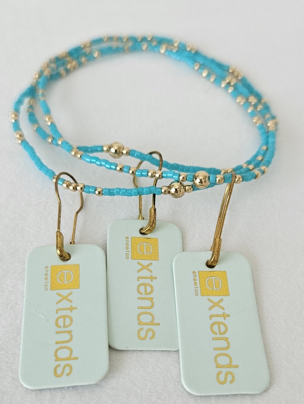 3 Hope unwritten turquoise extends bracelets